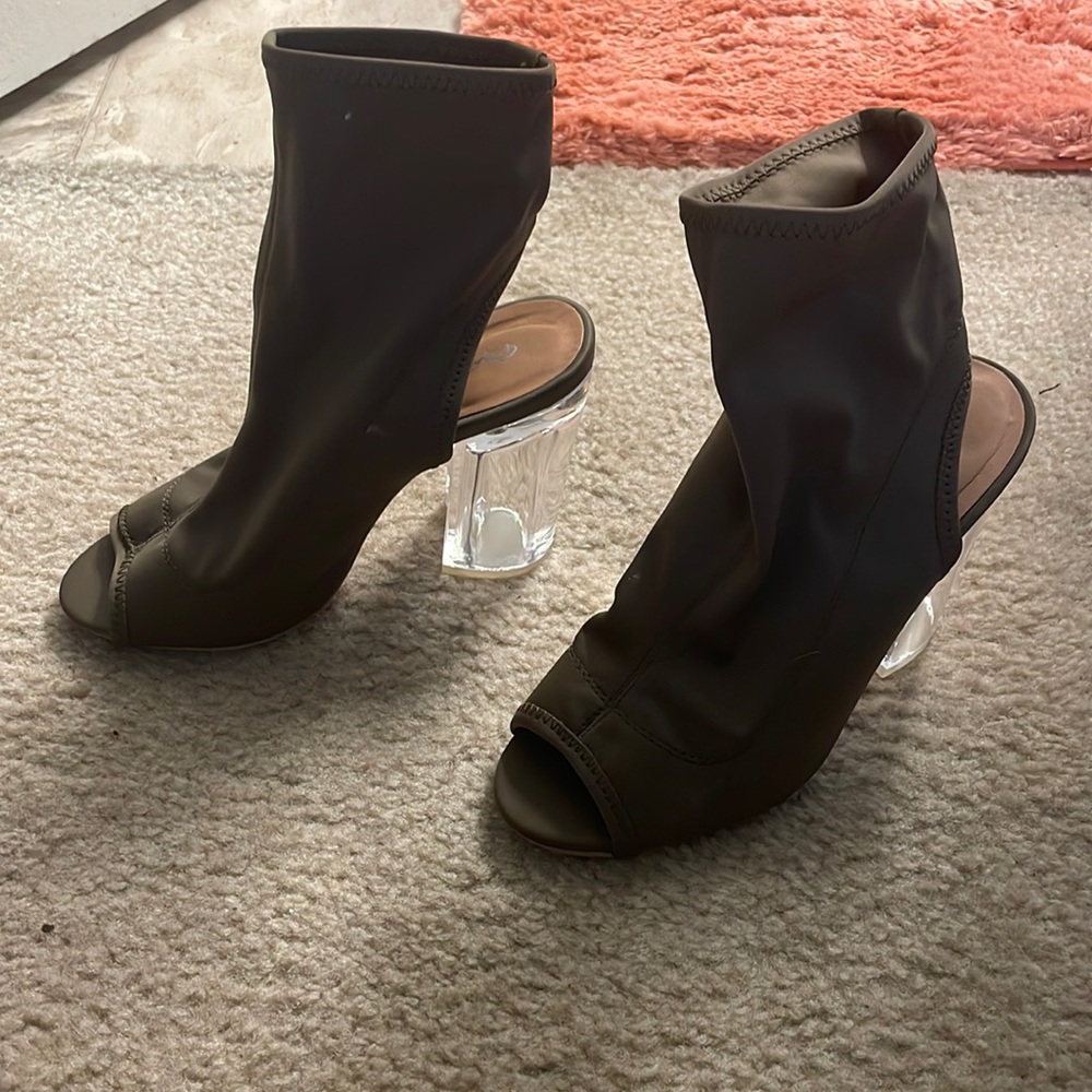 Olive Green heels